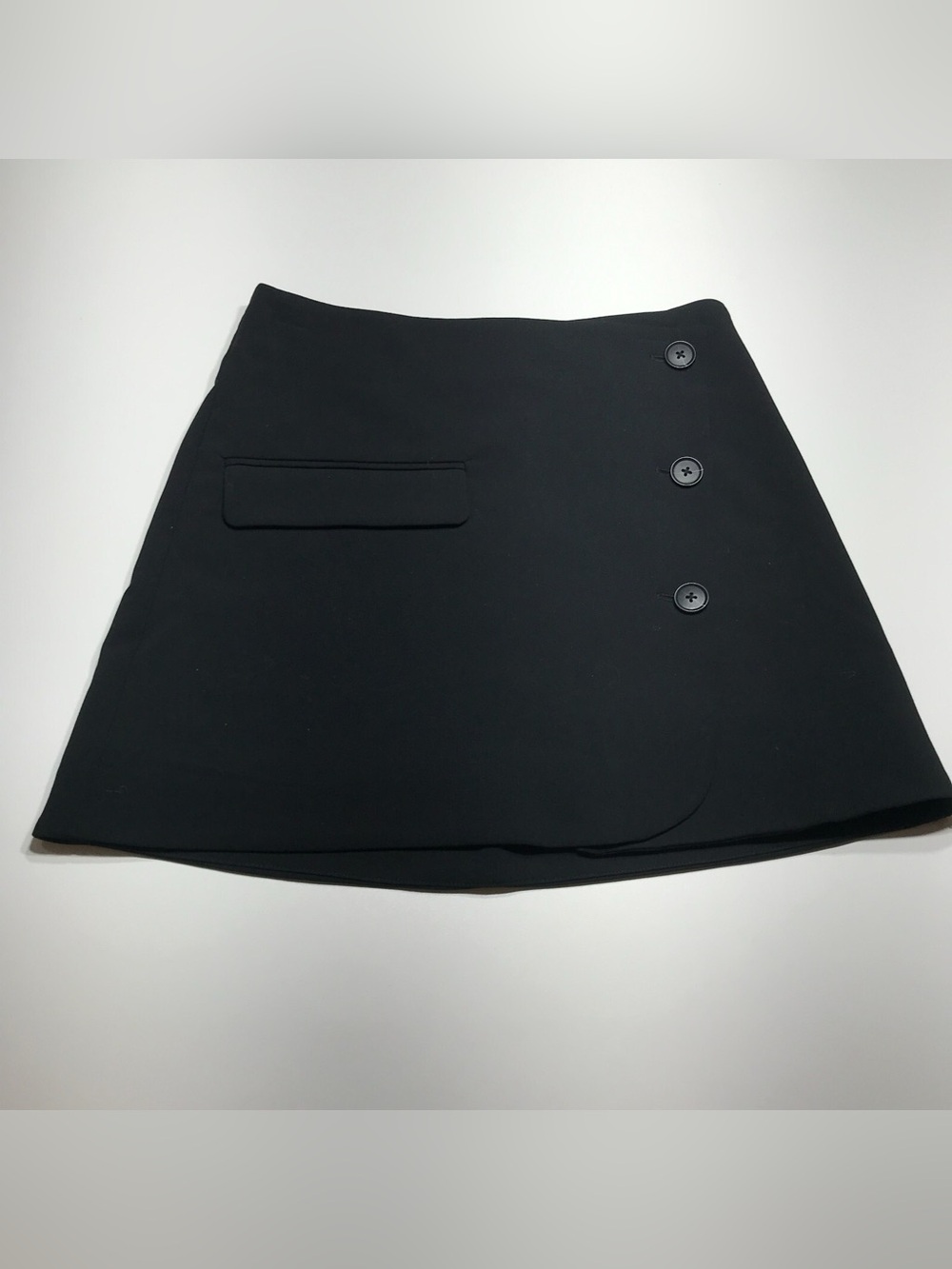 A New Day (Target) Black Button-Accent Mini Skirt